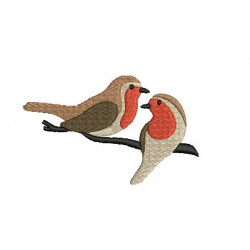 Stickdatei - Rotkehlchen